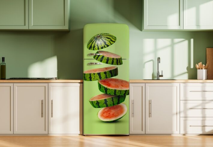 Splat, Bold Floating Melon Wallpaper Mural