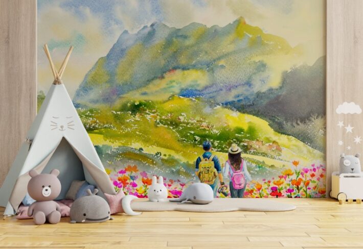 Mountaura, Path to Peace Wallpaper Mural