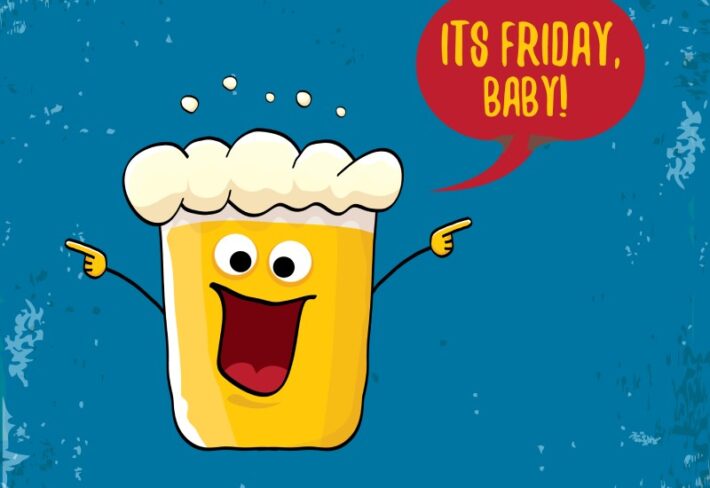 Brewhaha, Cheers to Friday Fun Mural