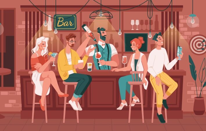 Cheers, Celebrating Friendship and Flavor Mural
