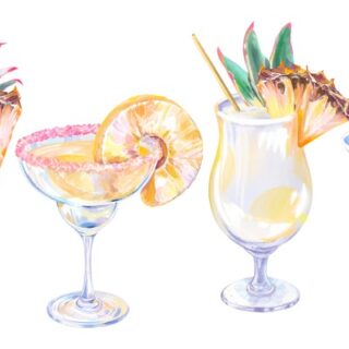 Citrus, Joyful Garnishes and Sunny Sips Mural