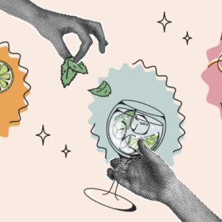Frolic, Bubbly Spirits in Playful Hands Mural