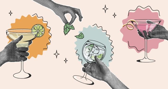 Frolic, Bubbly Spirits in Playful Hands Mural