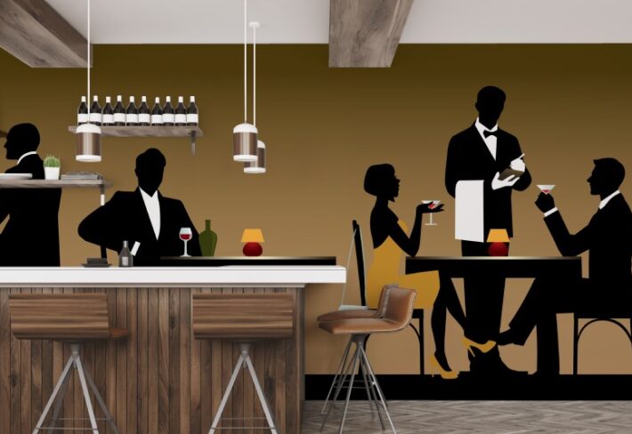 Jazzora, Golden Lounge Night Mural