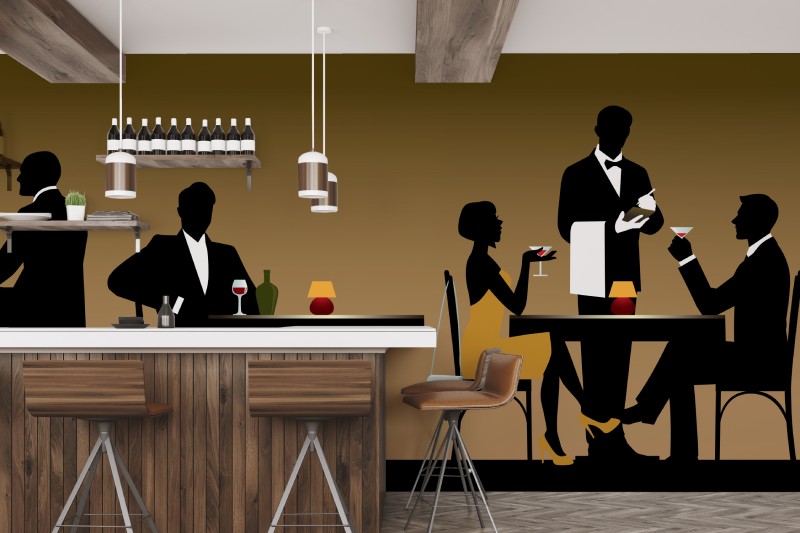 Jazzora, Golden Lounge Night Mural