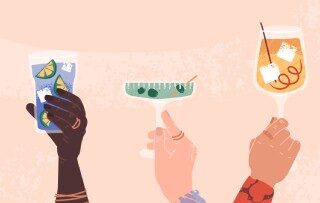 Mixology, Cheers in Every Colorful Glass Mural