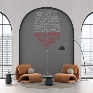 Vinette, Culinary Word Pour Mural