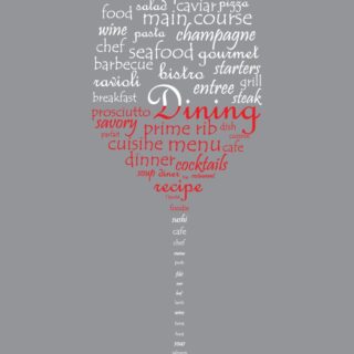 Vinette, Culinary Word Pour Mural