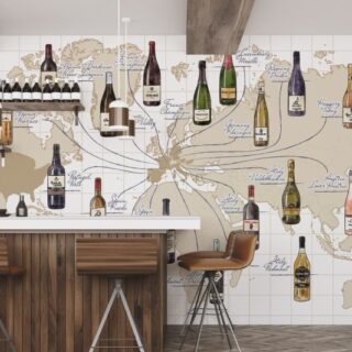 Vintatlas, Sip Your Way Around the World Mural