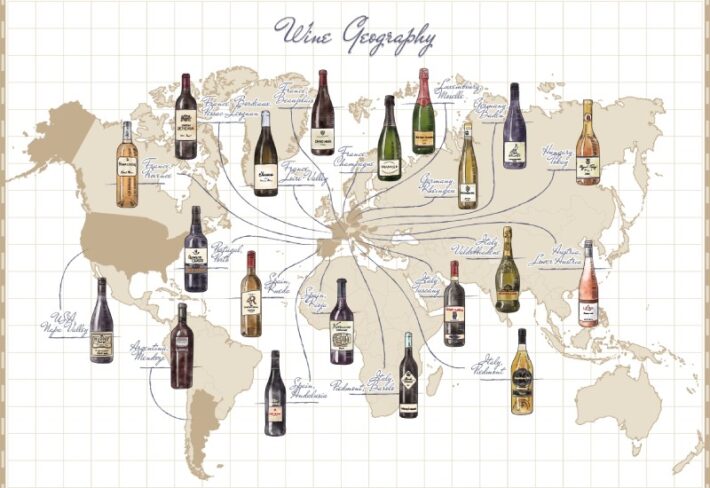 Vintatlas, Sip Your Way Around the World Mural