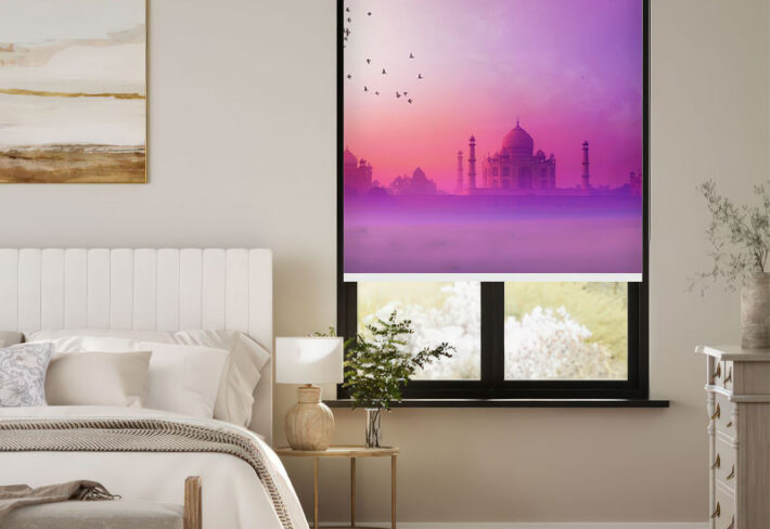 Agra Twilight Dream Window Outside Roller Blind