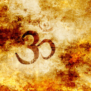 Textured Om Meditation Roller Blind