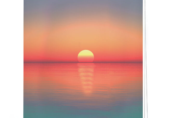 Dreamy Ocean Sunrise Roller Blind