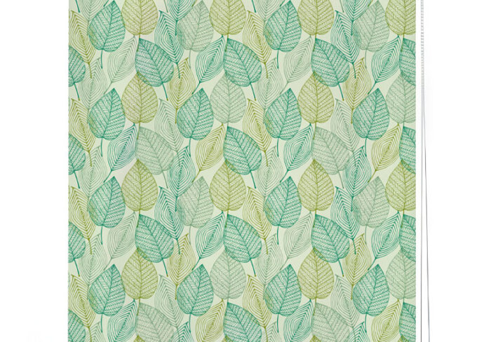 Modern Botanical Foliage Roller Blind