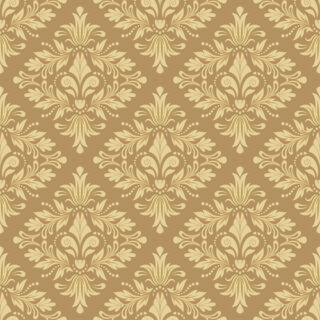 Luxurious Gold & Brown Damask Roller Blind