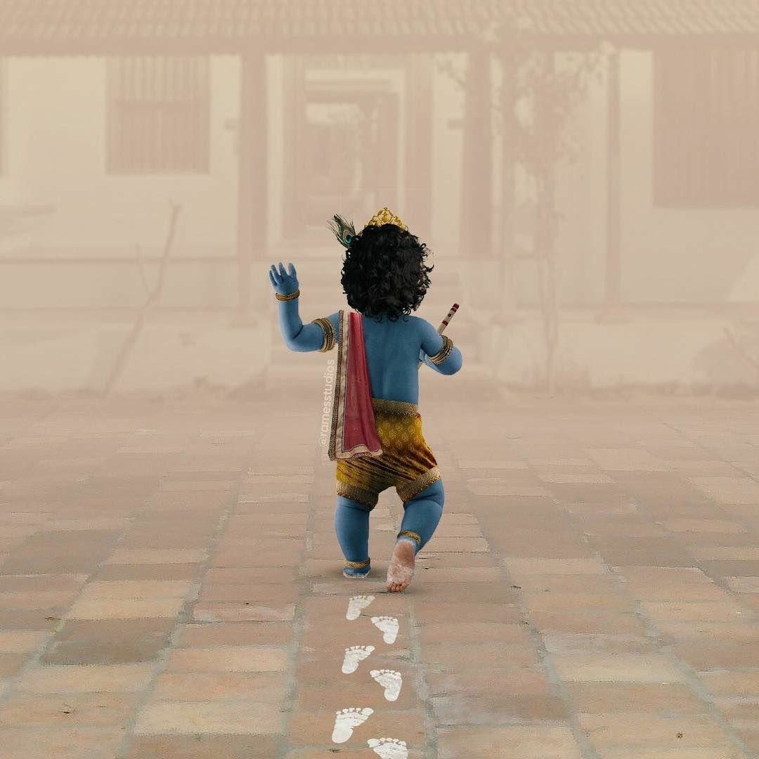 Krishna Walking