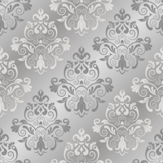 Regal Grey Scroll Design Roller Blind