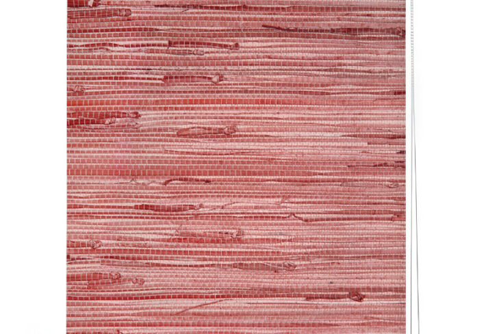 Rustic Red Grass Weave Roller Blind