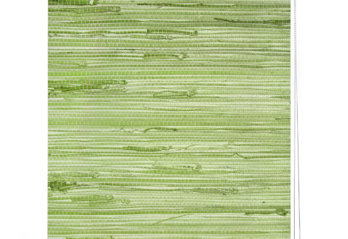 Boho Chic Green Woven Roller Blind