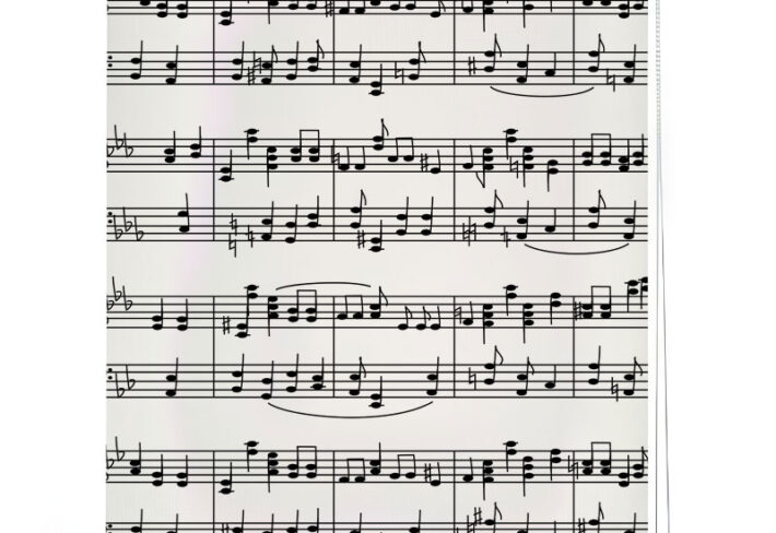 Musical Notes Harmony Roller Blind
