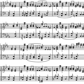 Musical Notes Harmony Roller Blind