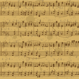 Vintage Parchment Sheet Music Roller Blind