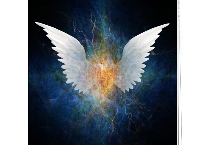 Angel Wings Abstract Art Roller Blind