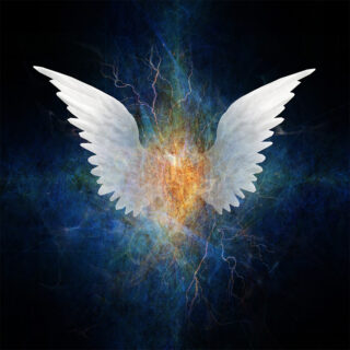 Angel Wings Abstract Art Roller Blind