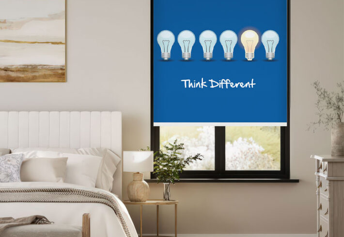 The Bright Idea Motivational Outside Roller Blind