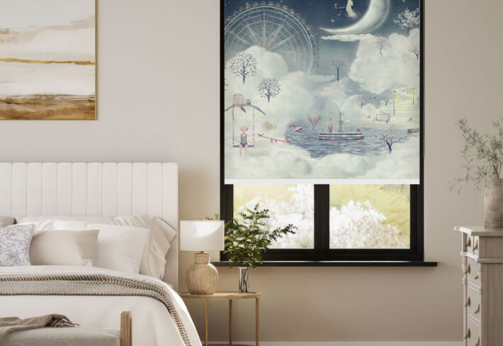 Moonlight Fairytale Whimsical Outside Roller Blind