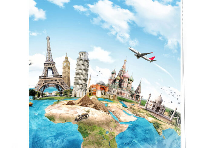 Landmarks of the World Artistic Roller Blind