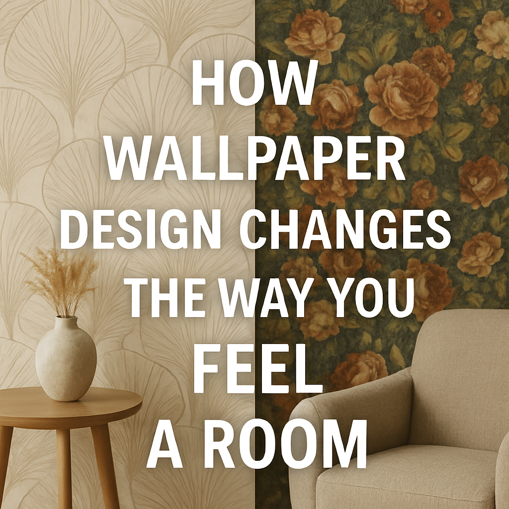 how wallpaper design changes perception