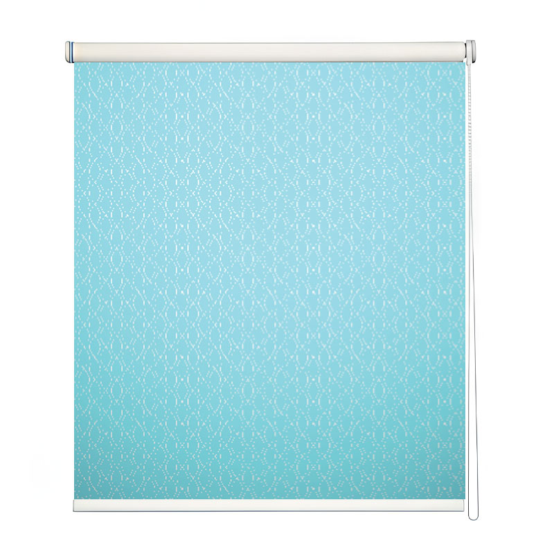 Ocean Serenity Light Blue Dotted Roller Blind