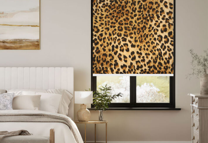 Bengal Stripes Exotic Tiger Skin Outside Roller Blind