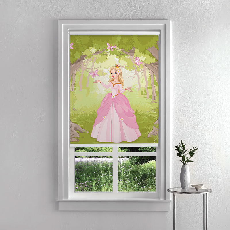 Kids' Fairytale Princess Inside Roller Blind