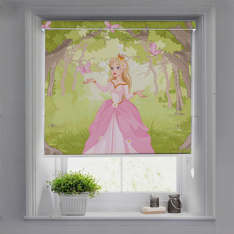 Kids' Fairytale Princess Pelmet Roller Blind