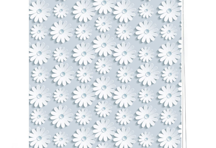 Modern Daisy Chain Window Roller Blind