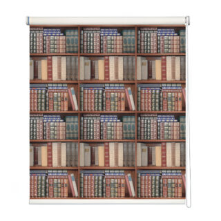 Classic Bookshelf Window Roller Blind