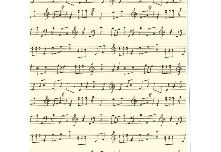Classic Sheet Music Roller Blind