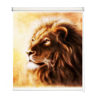 Majestic Lion Portrait Roller Blind