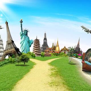 Global Journey Themed Roller Blind