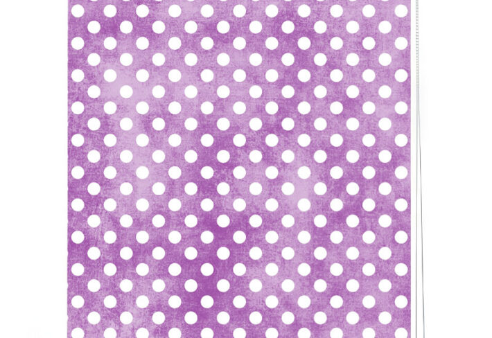Distressed Purple Polka Dot Roller Blind