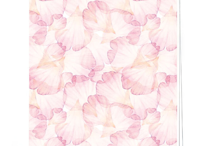 Delicate Pink Petals Roller Blind