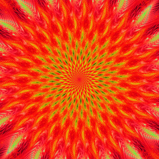 Abstract Radial Pattern Roller Blinds