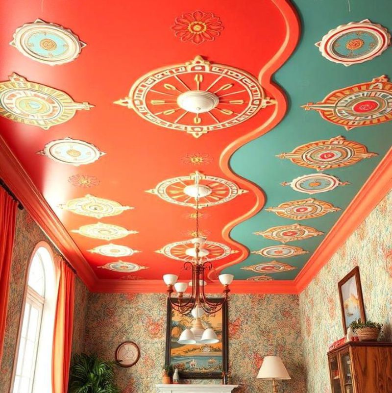 colorful ceiling