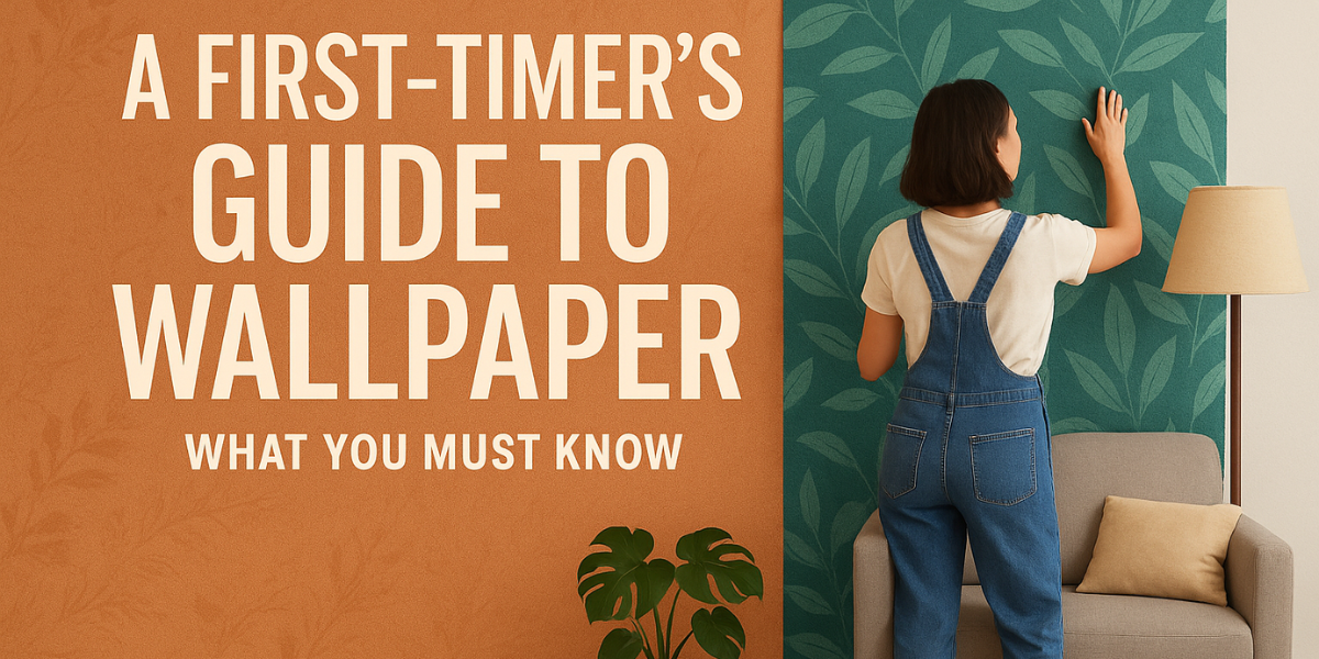 applying wallpaper on wall