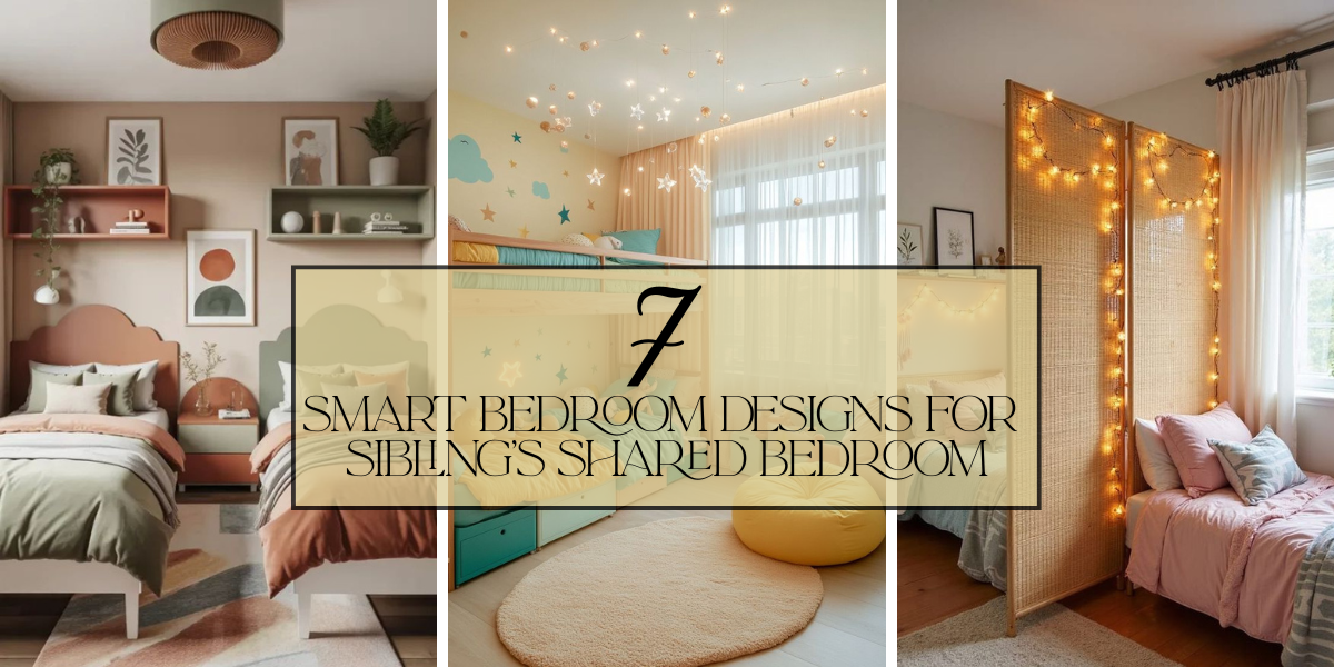 7 Smart Bedroom Designs for Sibling's Shared Bedroom