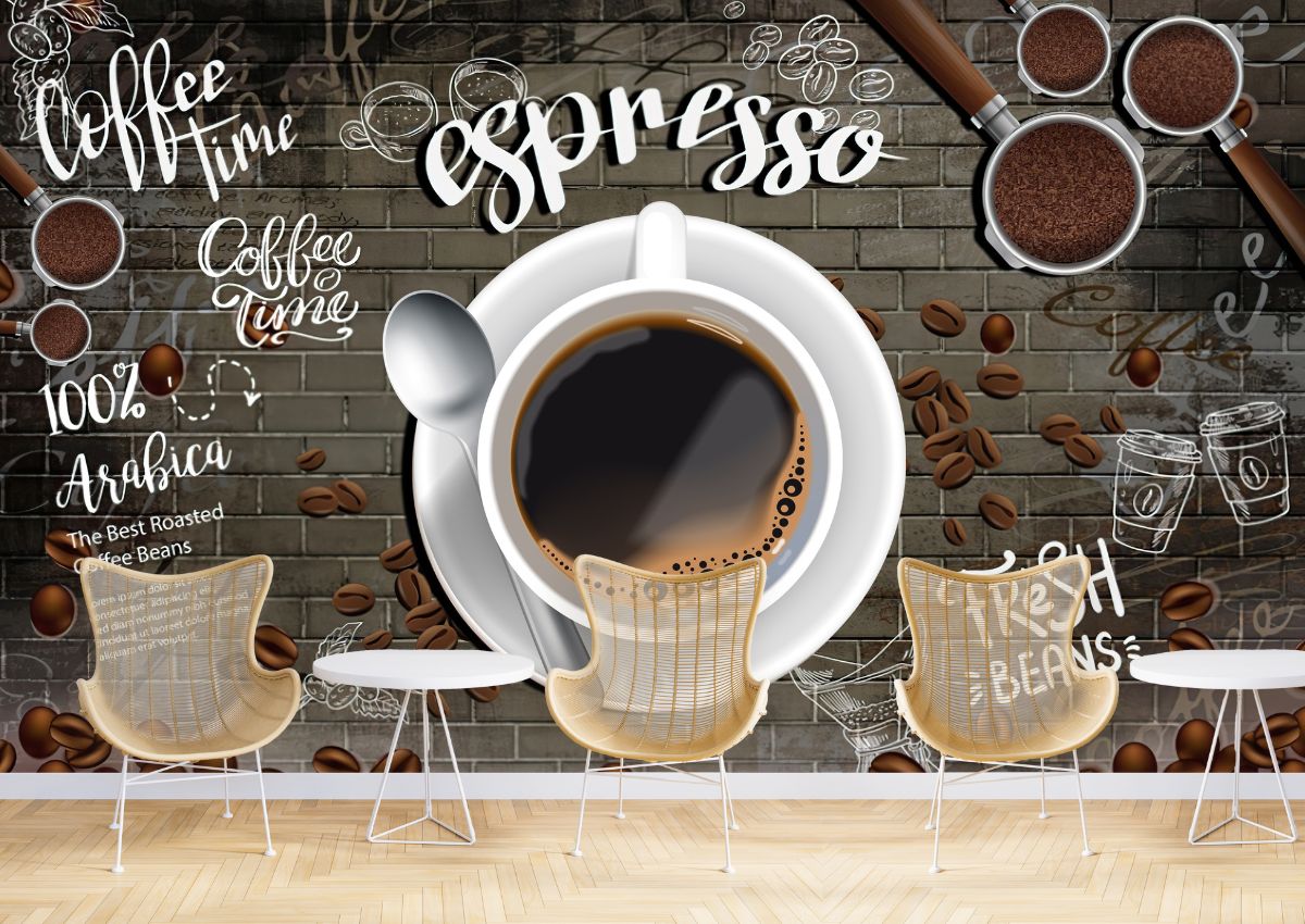 Coffee Themed Wallpaper for Wall