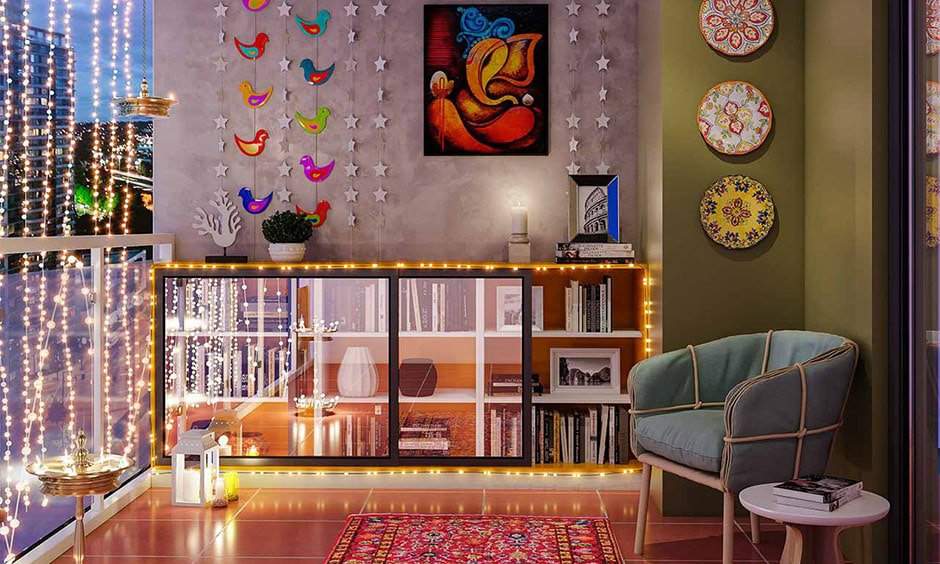 diwali-balcony-light-decoration-ideas-for-furniture