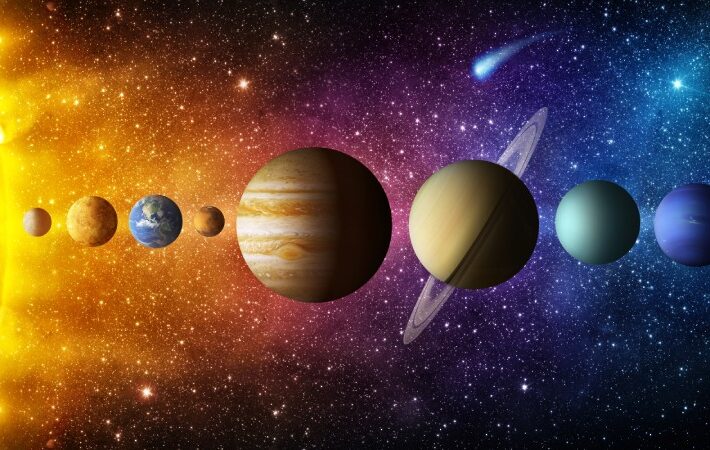 Helio, Solar System for Science and Education Wallpaper Mural